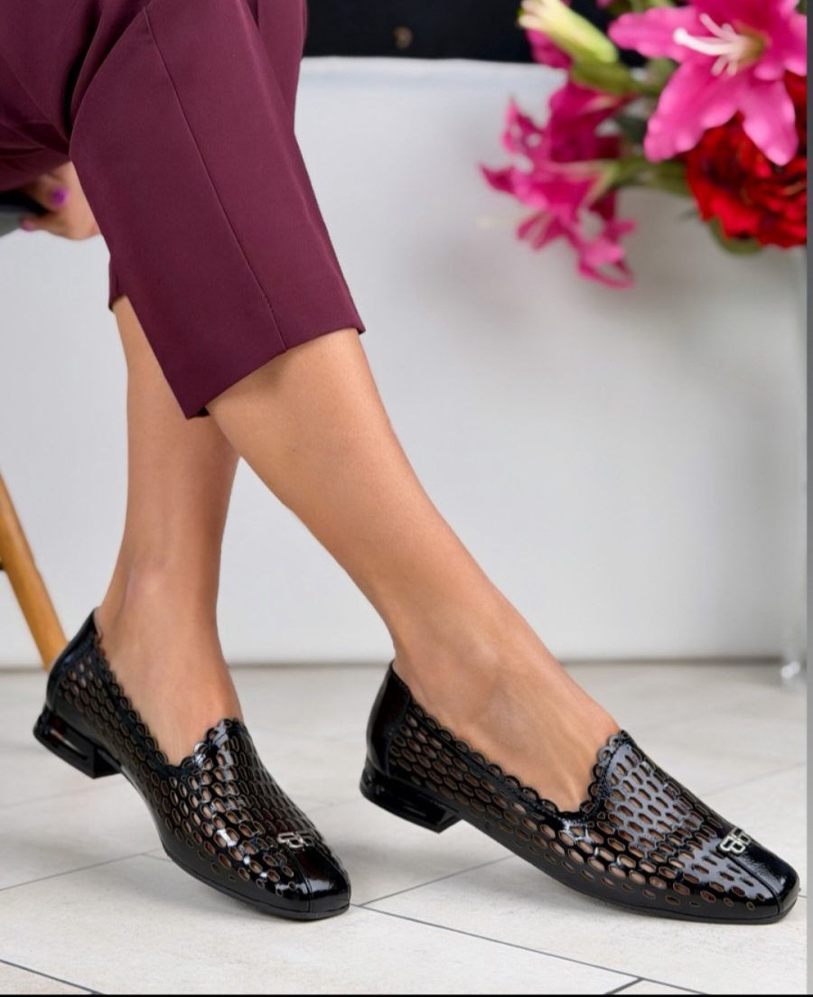 Tutto Bene fekete balerina cipő ( G013-G560-T014)