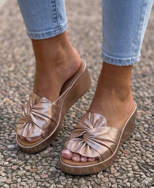 Tutto bene rosegold éktalpú papucs(2622994/luce ash)