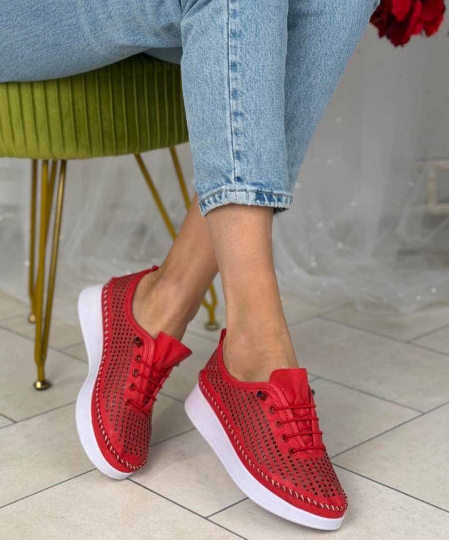 Tutto bene piros sneaker ( BY30/salsa red)